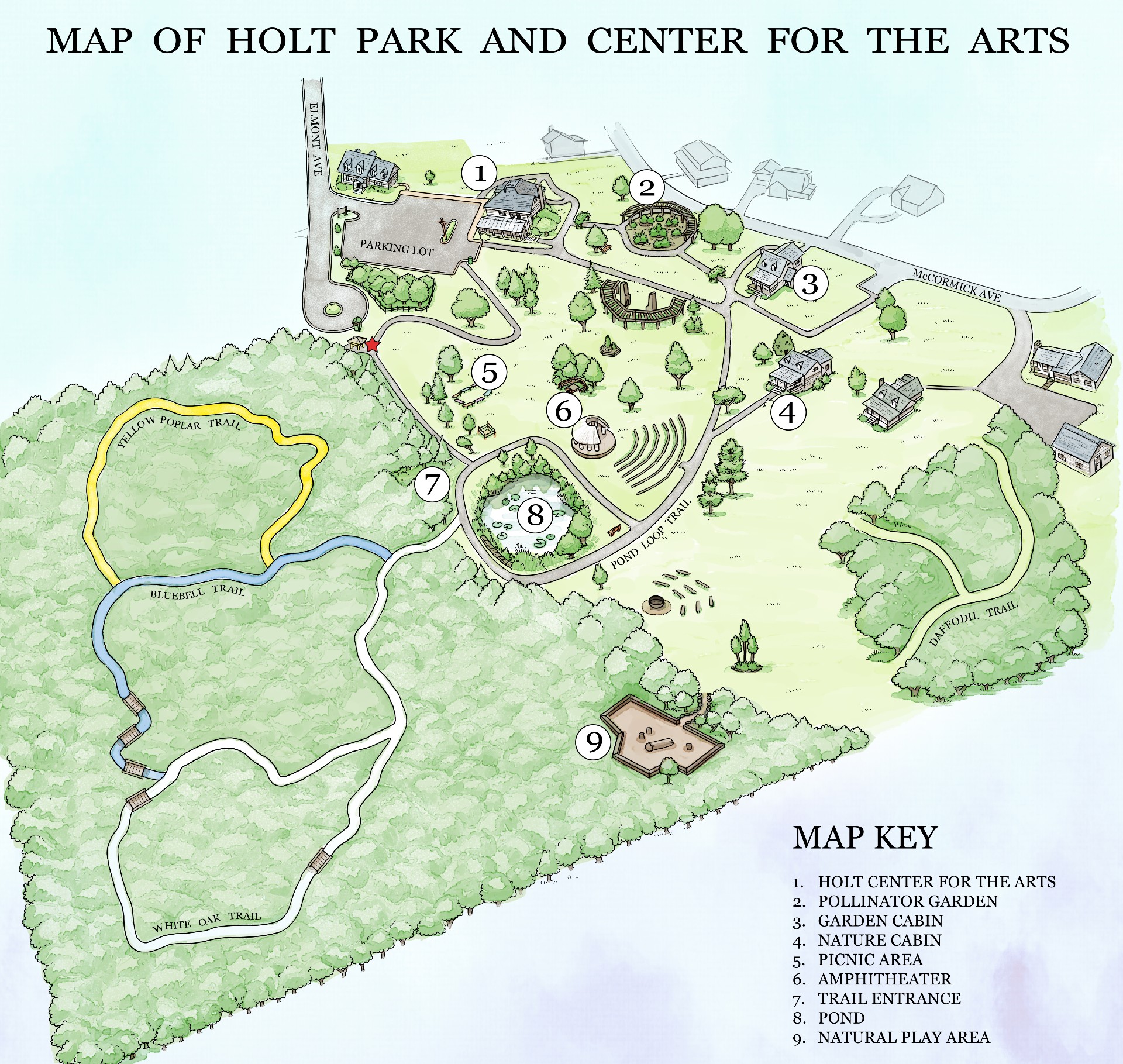 Holt Park Map